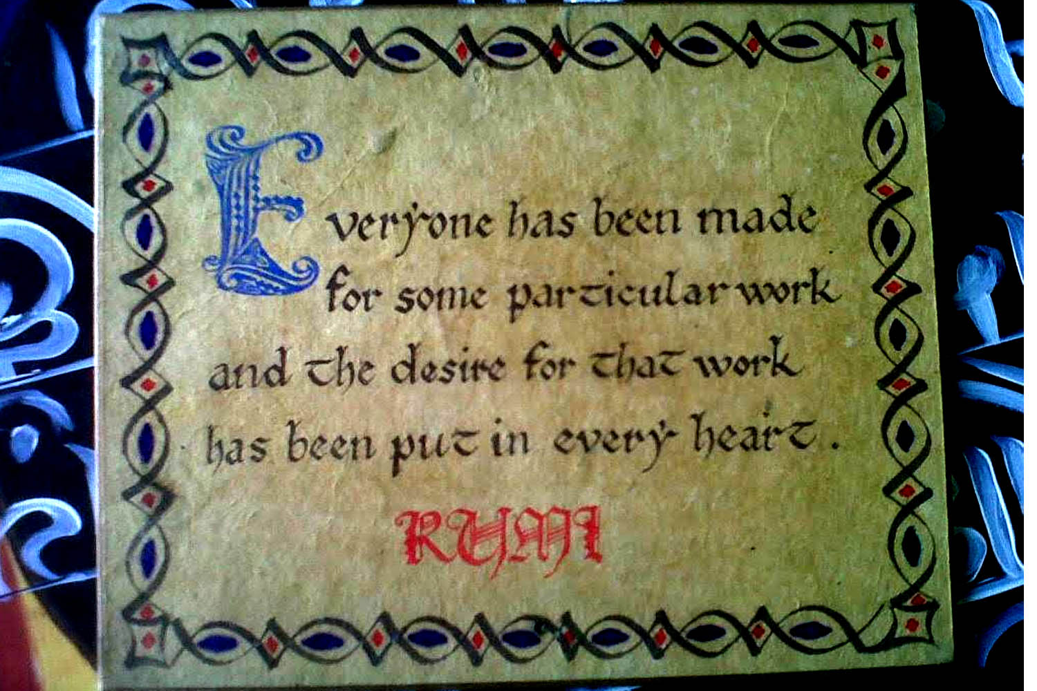 Rumi work