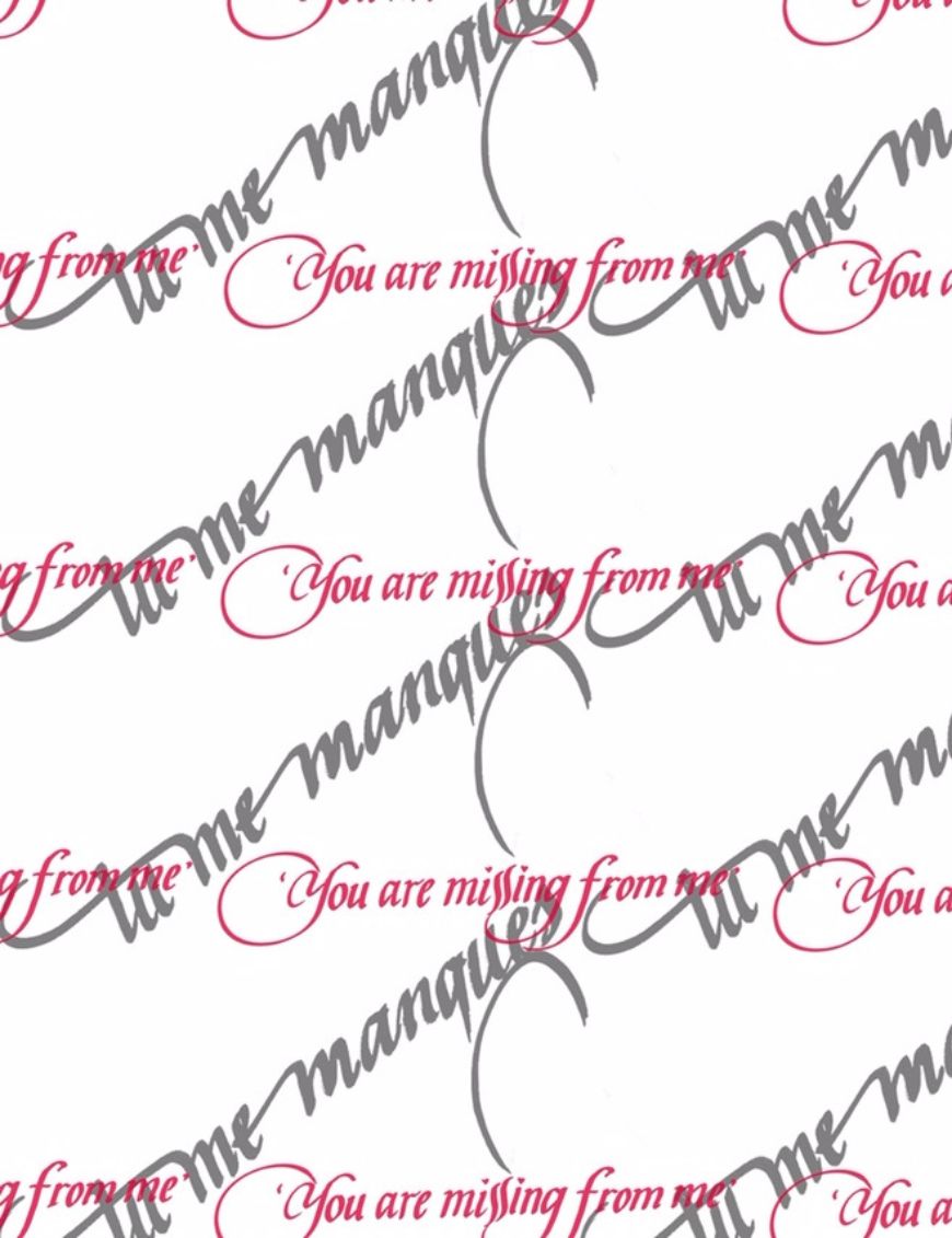 Hand-designed gift wrapping paper